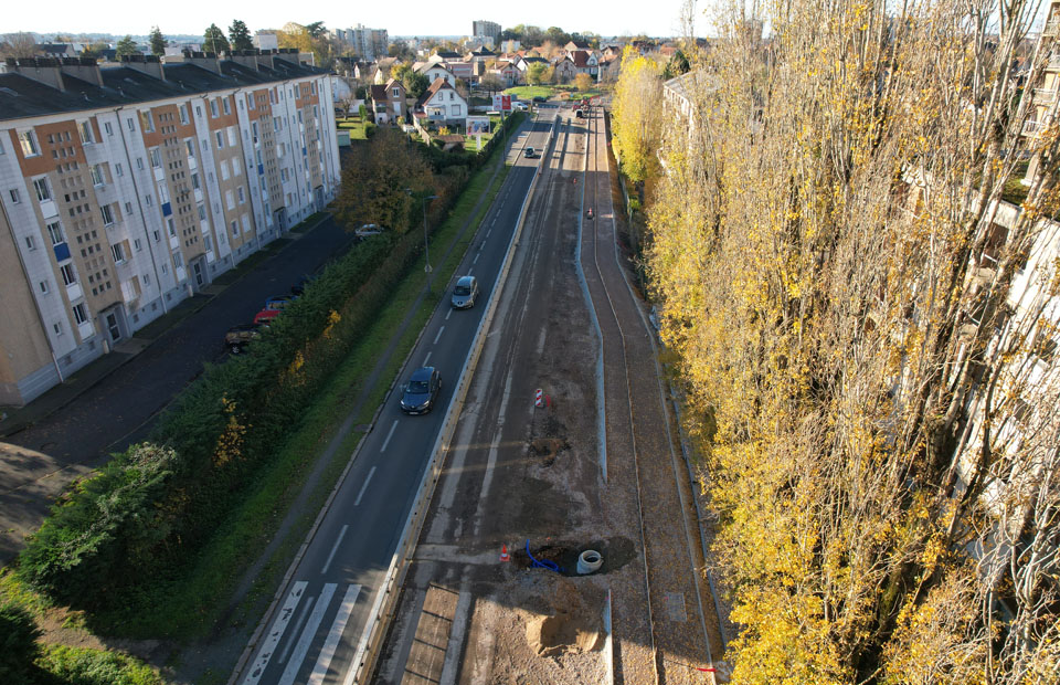 Les travaux du boulevard Maréchal-Leclerc sont en cours (octobre 2023-juillet 2024)