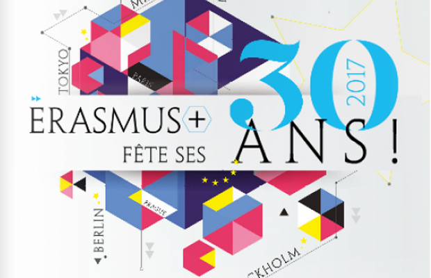 Le 28 septembre de 18 à 22h au Café Charbon Erasmus fête ses 30 ans à Nevers