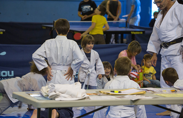 © Gildas Bizeul Animation judo pendant le Famillathlon