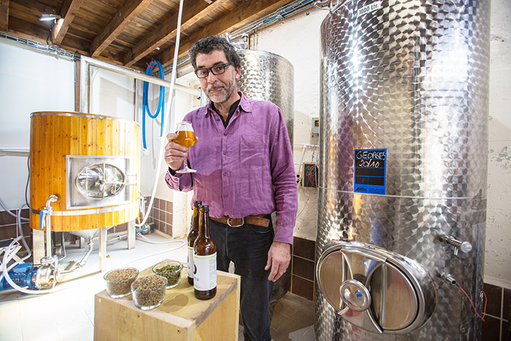 ©Gildas Bizeul Denis Lechopier, créateur de la brasserie artisanale ÔLIEU