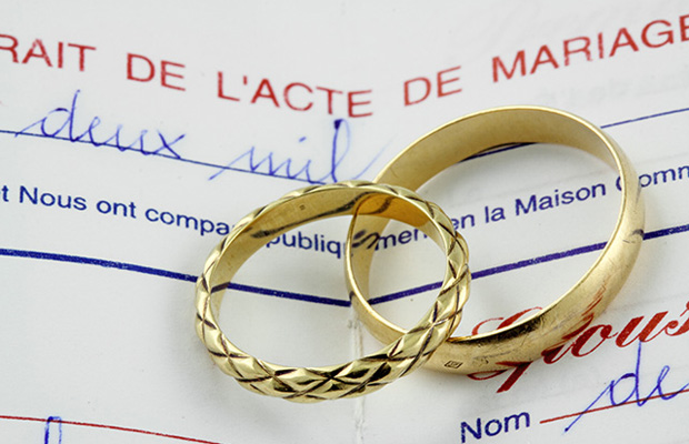 Extrait d'acte de mariage