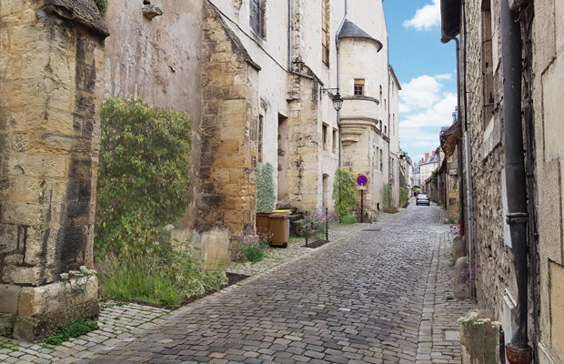 © Ville de Nevers La reconquête des espaces bitumés par le végétal est en marche sous la houlette des services municipaux.