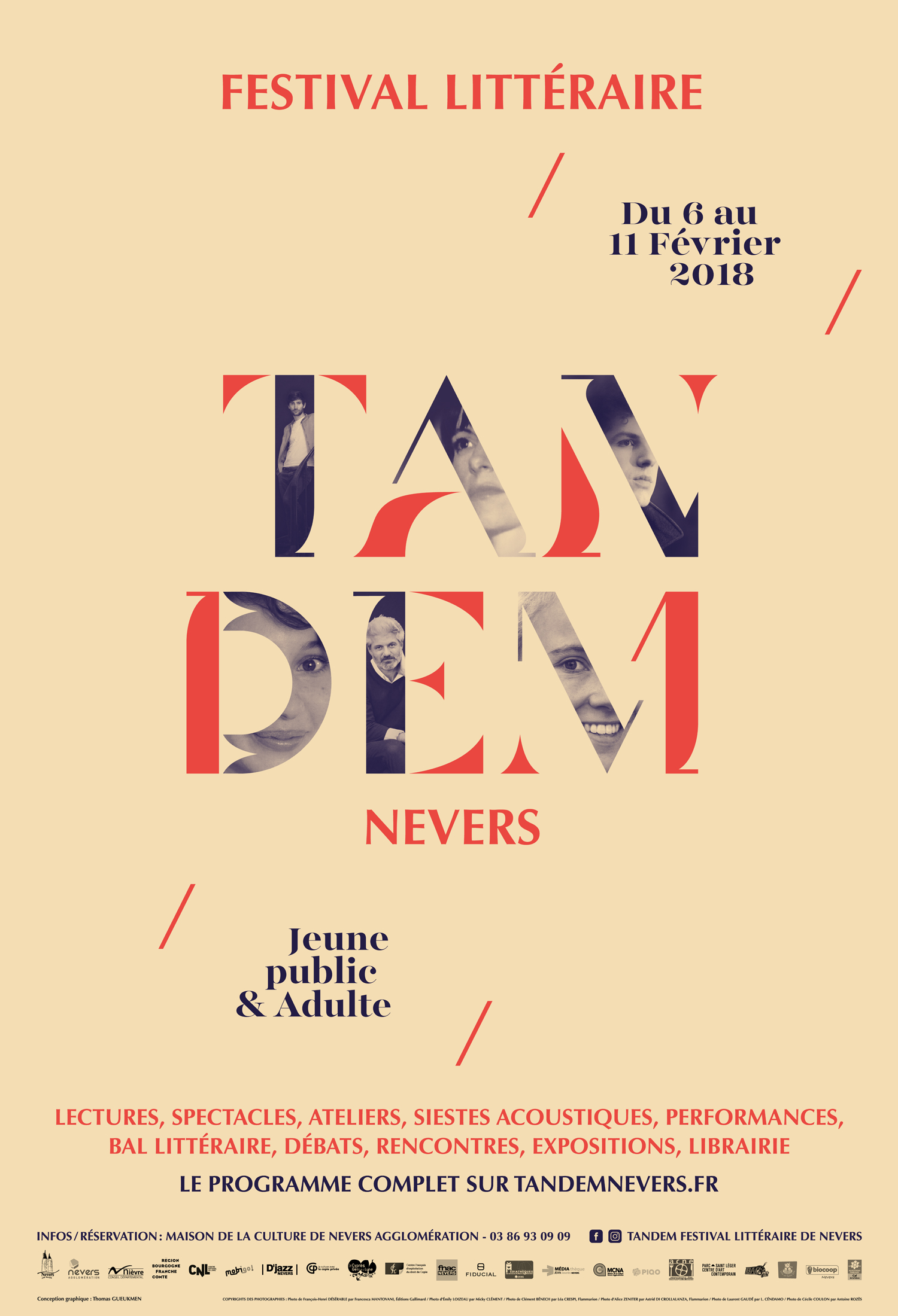 ... c'est la 5e édition du festival littéraire neversois Tandem ! Ce week-end à Nevers...