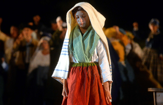 © Ville de Nevers Spectacle "Bernadette", juillet 2017, dans le cadre des 150 ans de sa venue à Nevers.