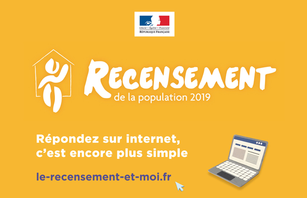 Le recensement 2019 se déroulera du 17 janvier au 23 février.