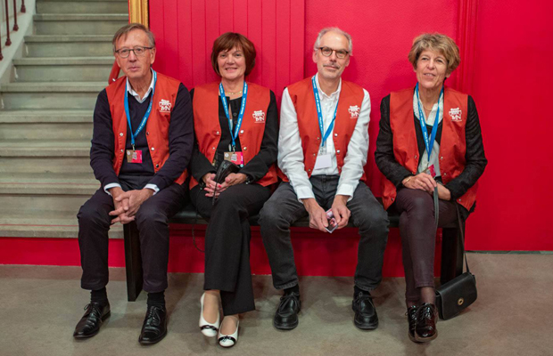 © DR Les Amis membres aident désormais à l’accueil du public lors des spectacles.