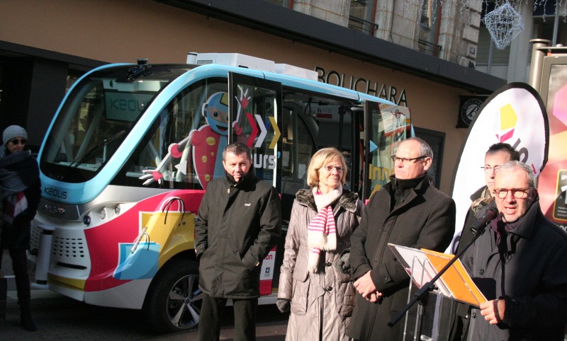 La Cours'Innov a été inaugurée le 14 décembre, place Guy-Coquille.
