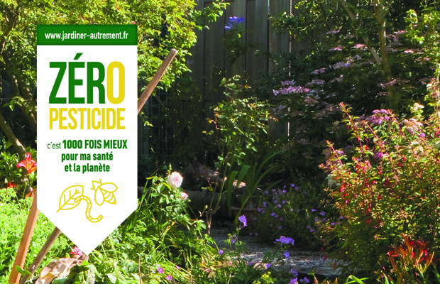 Campagne de communication de l'Agence française de la biodiversité (2019). "Un jardin sans pesticides"