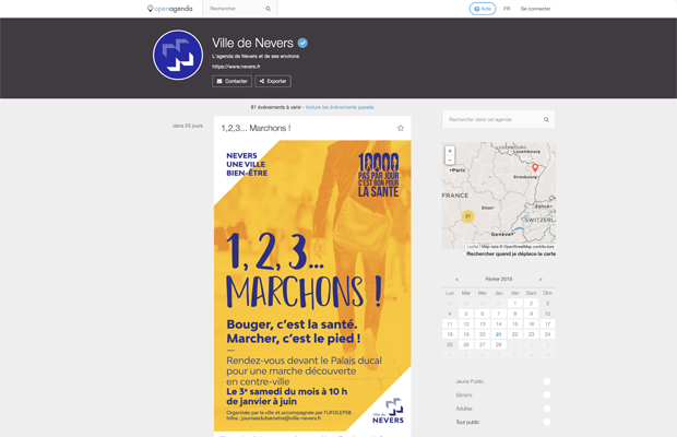 © DR OpenAgenda, un agenda collaboratif pour partager toute l'actualité évènementielle de Nevers.