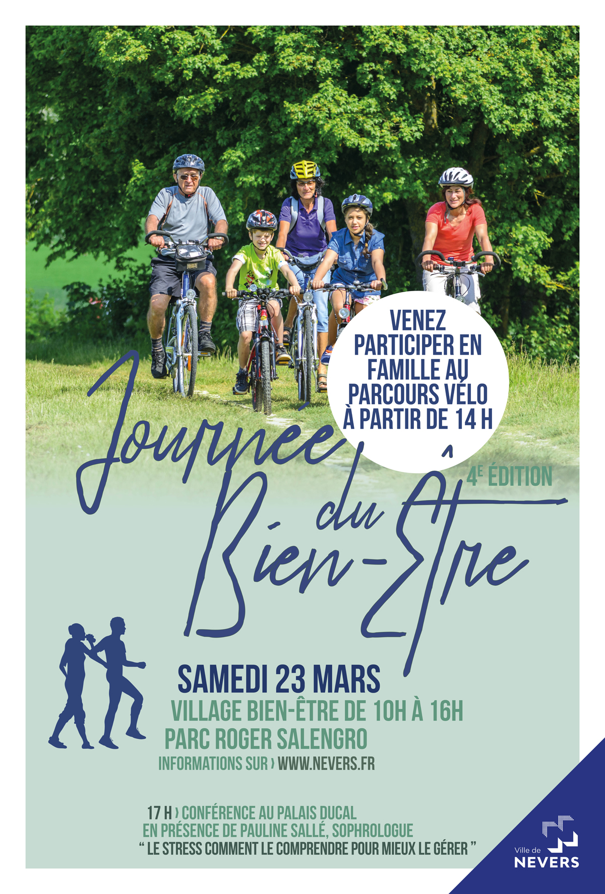 © Ville de Nevers Samedi 23 mars, rendez-vous au parc Salengro pour une journée à fond la forme !