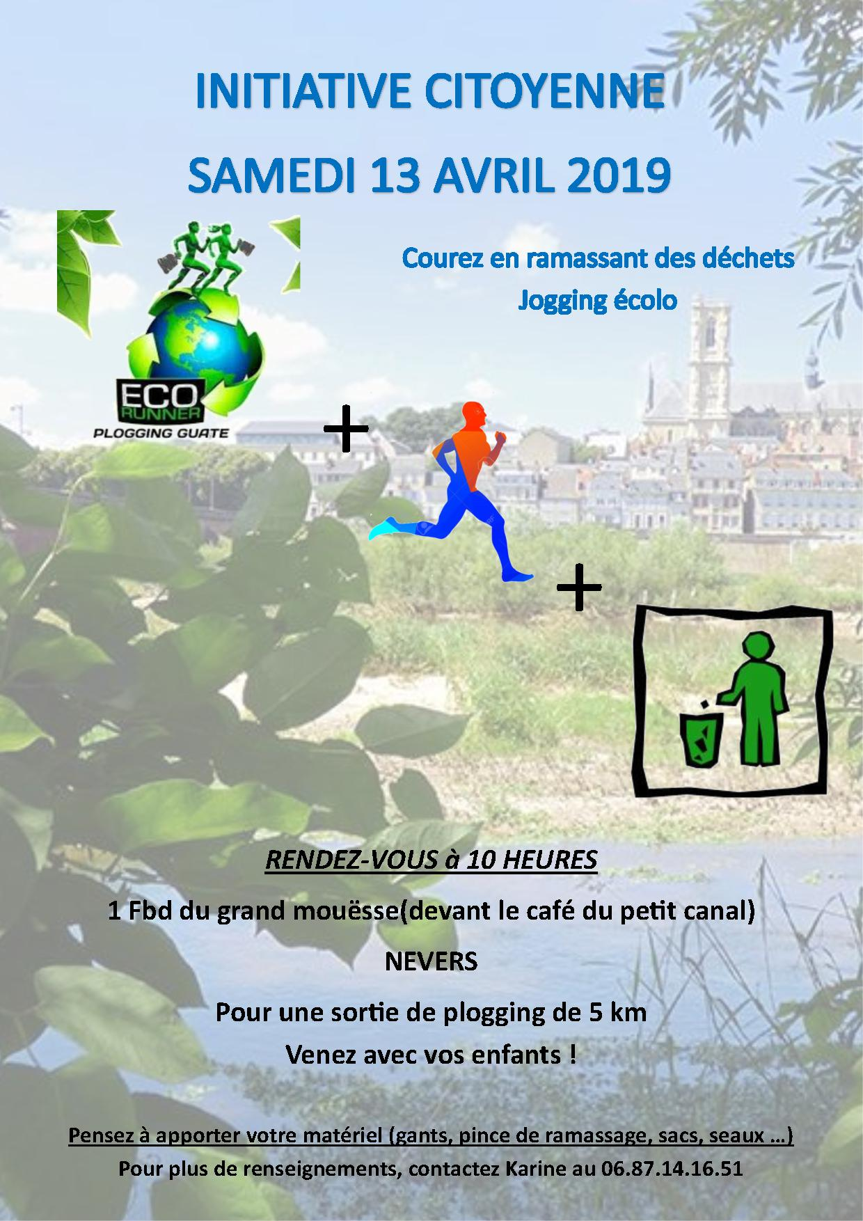 ... jogging écolo ! Ce week-end à Nevers...