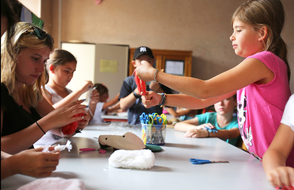 © Ville de Nevers Les accueils de loisirs de Nevers s'adressent aux 3-14 ans.