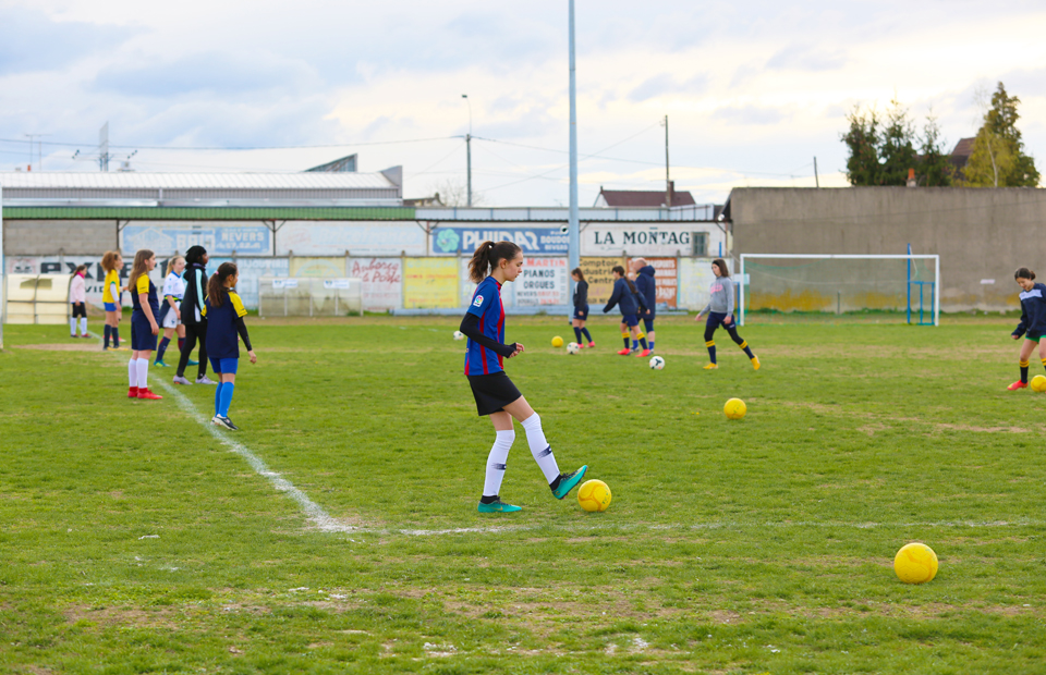 © Sarah Belin Séance d'entraînement pour les féminines du FC Nevers 58