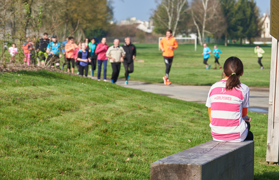 Test du parcours running de la Plaine des Senets