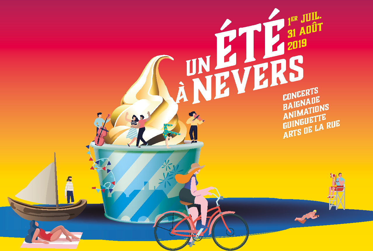 Comme l'année dernière, la baignade en eau vive sera possible dans le cadre sécurisé de Nevers Plage.