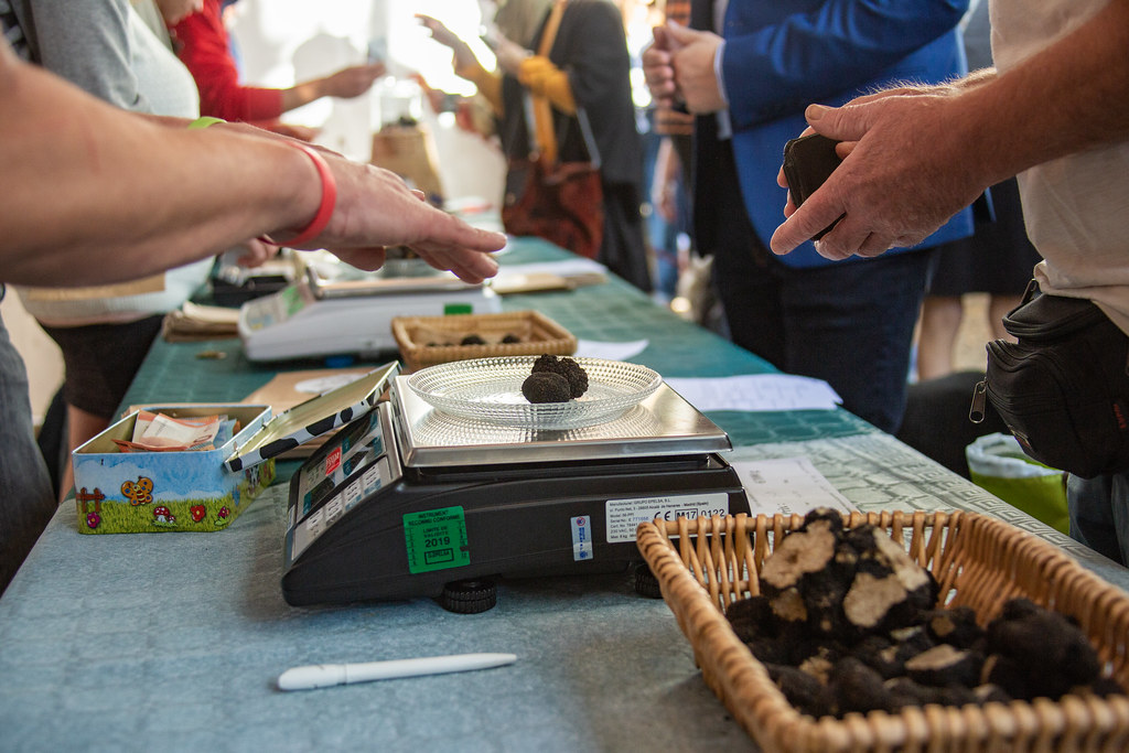 ... on régale ses papilles au Marché aux truffes ! Ce week-end à Nevers...