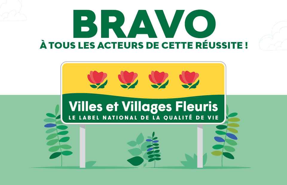 © Ville de Nevers Les efforts des services municipaux, espaces verts en tête, ont été récompensés : Nevers vient d'obtenir une 4e fleur Villes et Villages Fleuris.