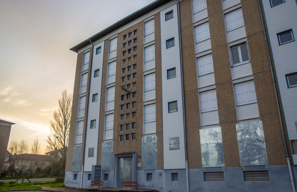 © Youri Gavriloff D’ici 2026, Nièvre Habitat aura fait disparaître 11 de ses 26 immeubles du Banlay, dans le cadre du Programme de rénovation urbaine de ce quartier.
