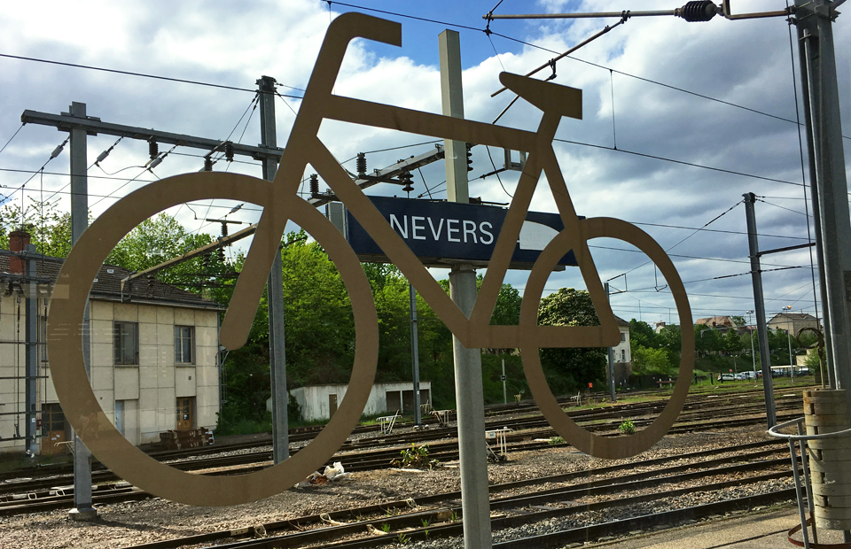 Nevers à vélo.