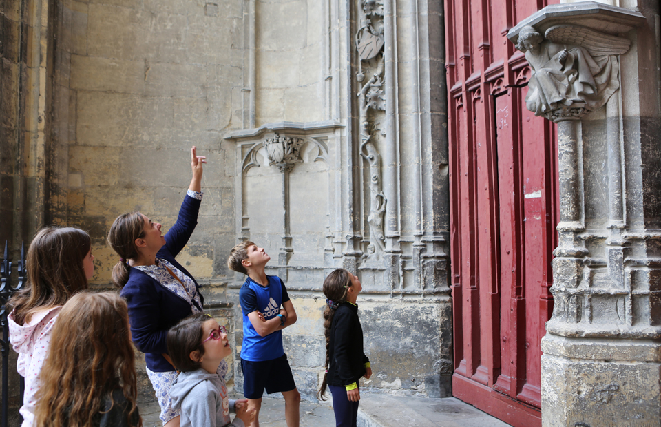 Animation patrimoniale à destination des enfants.