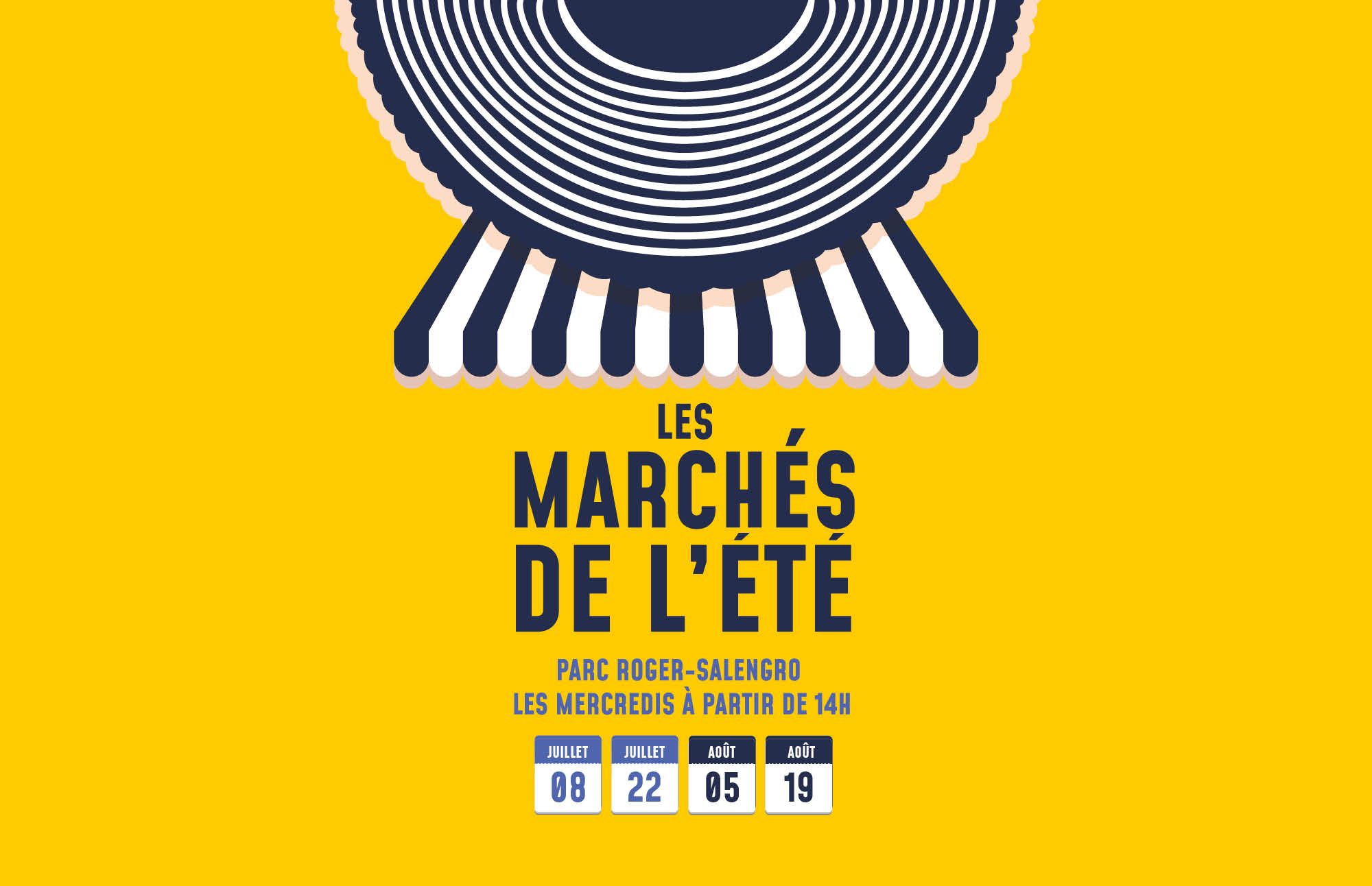 Produits du terroir et artisanat d'art nivernais seront à l'honneur lors des marchés de l'été au parc Roger-Salengro.
