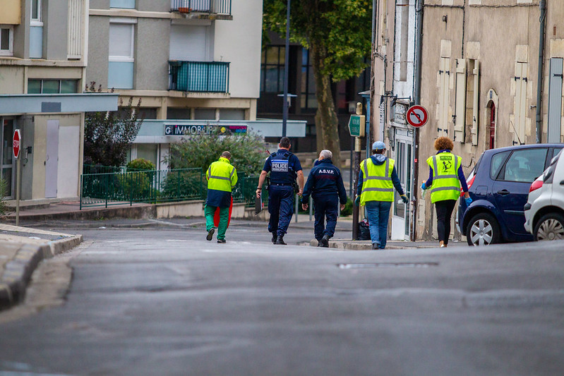 © Ville de Nevers Opération propreté dans les rues de Nevers du dimanche 6 septembre.