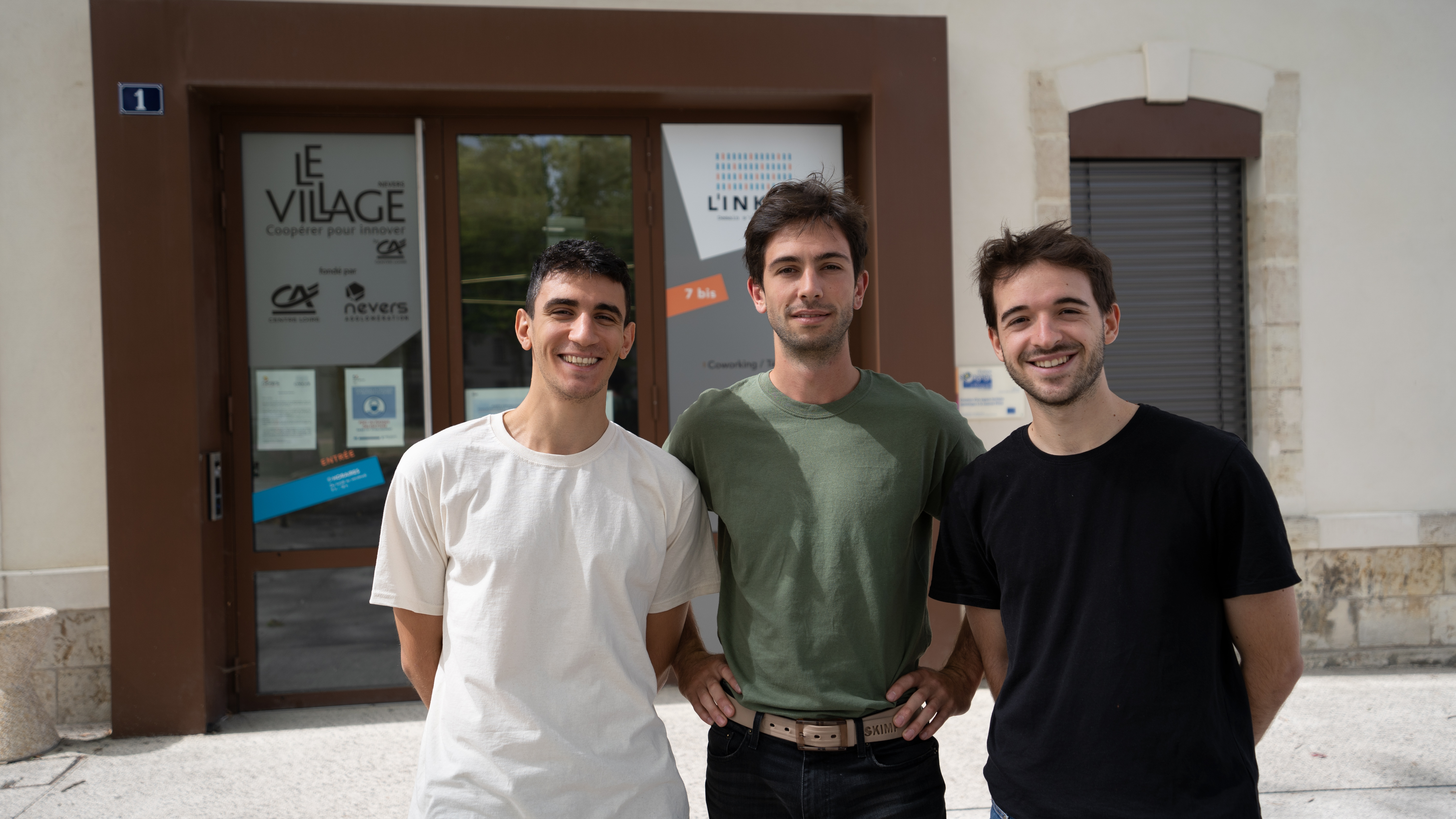 Amis depuis le lycée Alain-Colas, Mathieu Khouri, Paul Allègre et Simon Peyronnaud (de gauche à droite) ont exaucé leur voeu d'adolescence en créant Losanje à Nevers.
