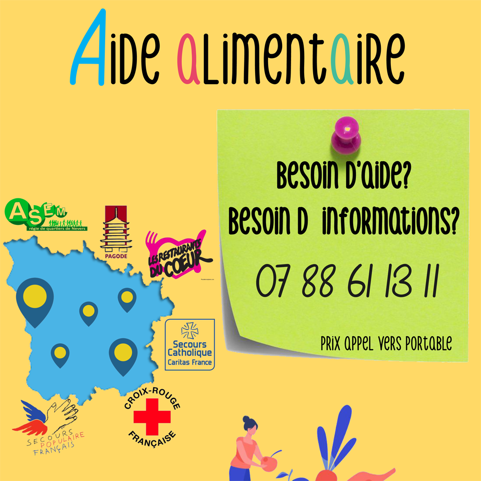 © Asem Pour bénéficier d'informations sur l'aide alimentaire, contactez le 07.88.61.13.11.