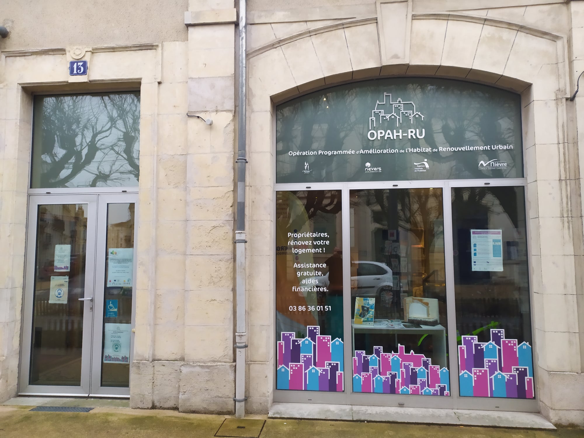 © Ville de Nevers Les permanences pour renseigner les clients et commerçants sont désormais assurées dans les locaux de l'OPAH, rue Pierre-Bérégovoy.