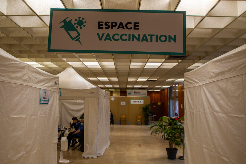 © Youri Gavriloff Centre de vaccination des Eduens.