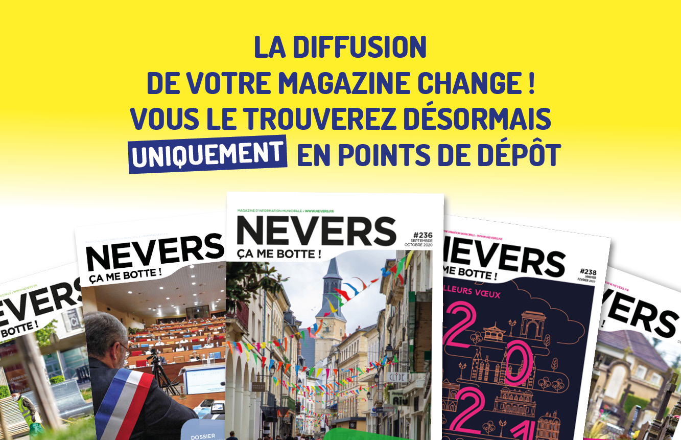 © Ville de Nevers Le Nevers ça me botte ets désormais disponible dans des dizaines de points de dépôt.