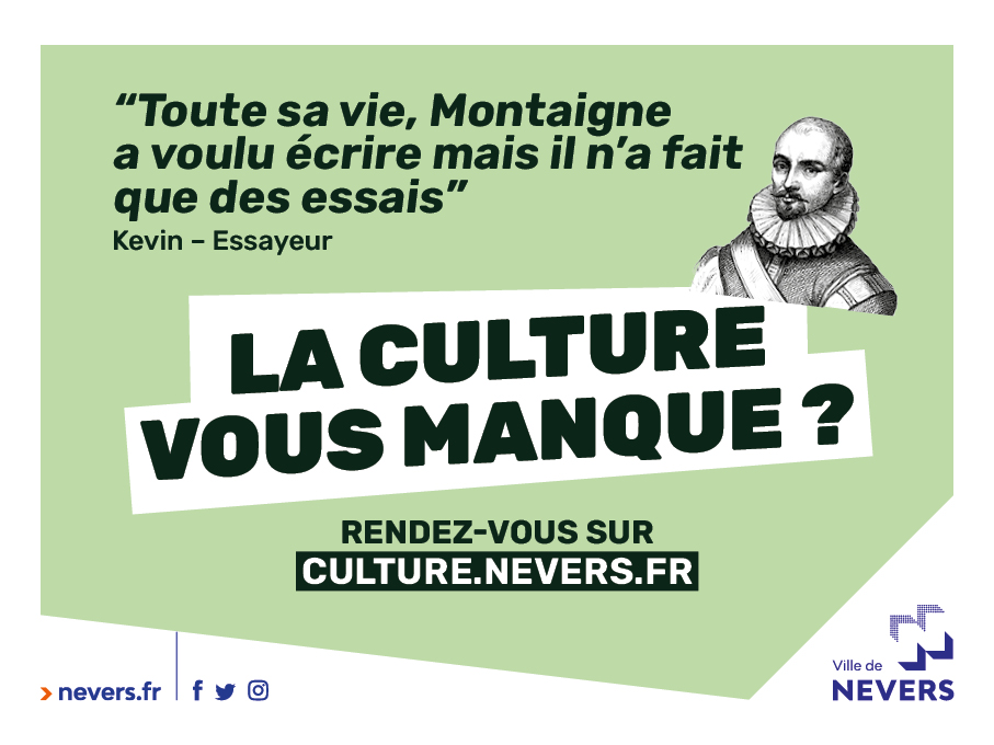 ©Ville de Nevers Un des visuels de la campagne de communication
