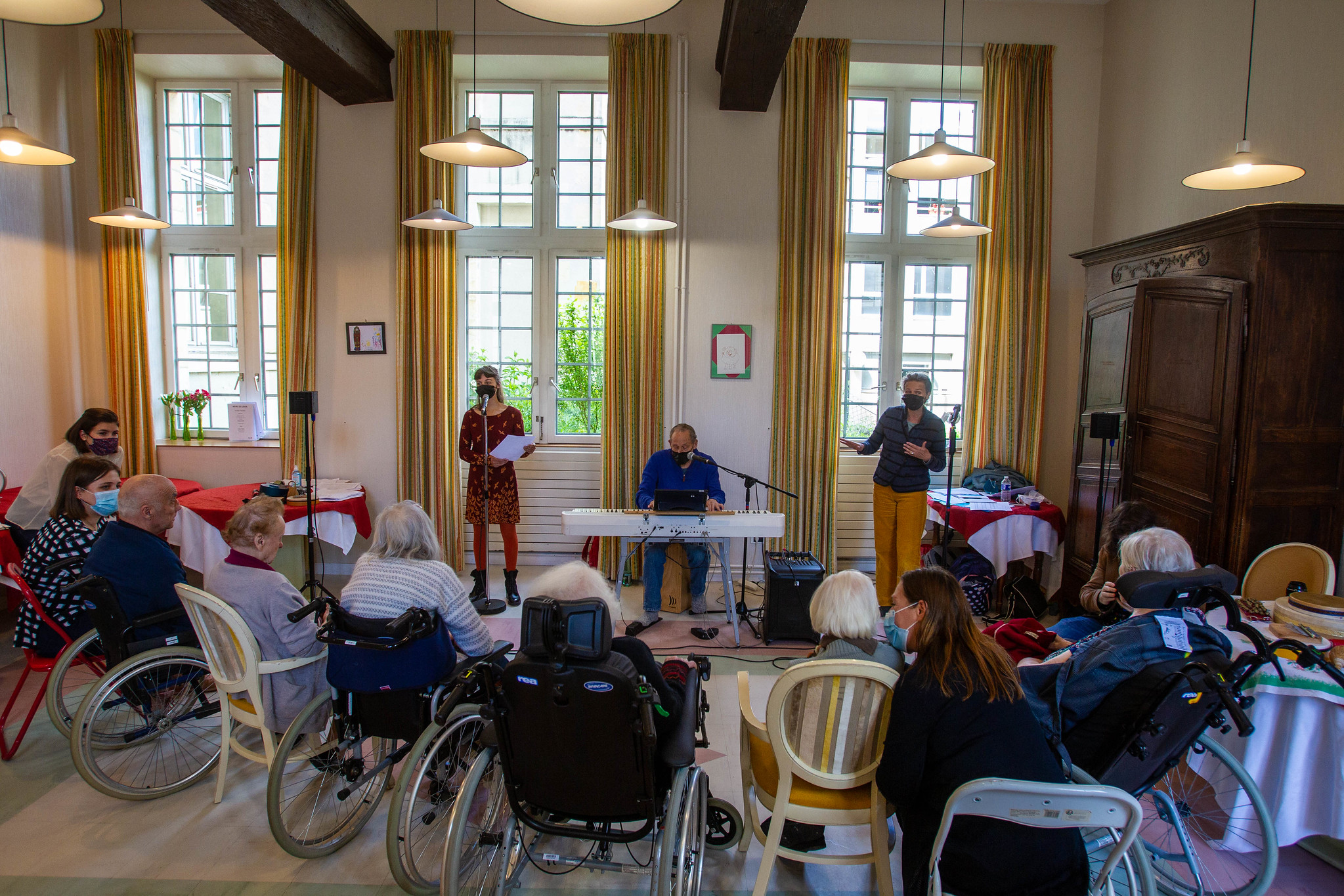 Cette action artistique et culturelle est une première pour D'Jazz Nevers en Ehpad.