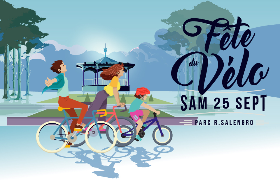 Le vélo sera en fête samedi 25 septembre au parc Roger-Salengro, toute la journée.