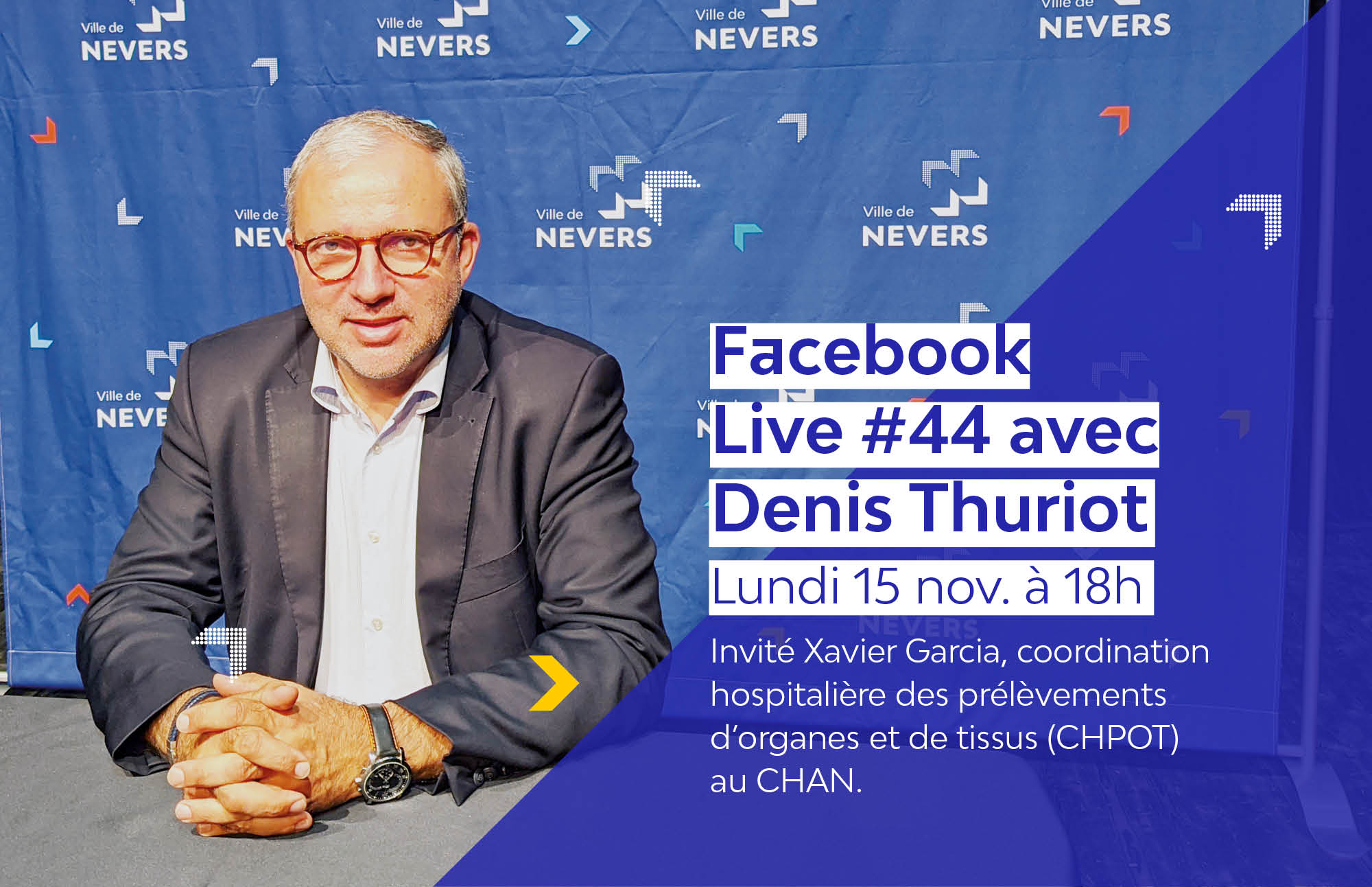 © Ville de Nevers Facebook live #44, les principaux sujets abordés.