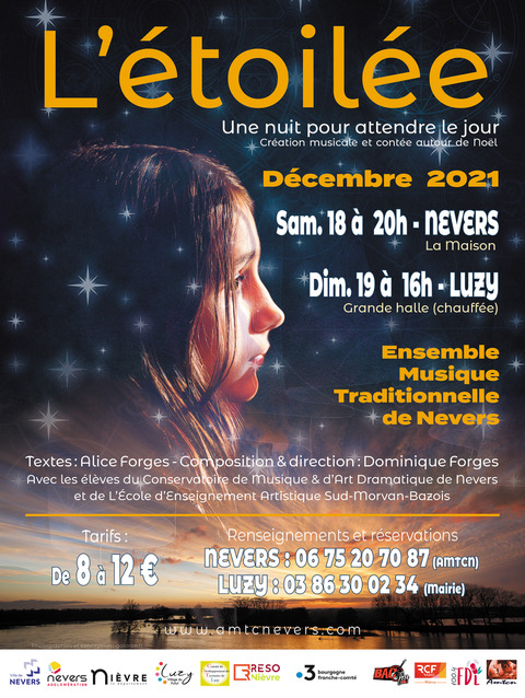 © Ville de Nevers "L’Etoilée, Une nuit pour attendre le jour", samedi 18 décembre à 20 h, à La Maison.