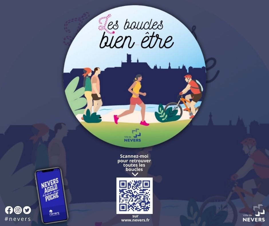 © Ville de Nevers Les boucles bien-être combleront vos envies de nature.