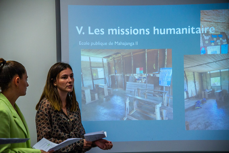 © Ville de Nevers De retour de Madagascar, les étudiantes ont présenté le bilan de leur mission humanitaire.