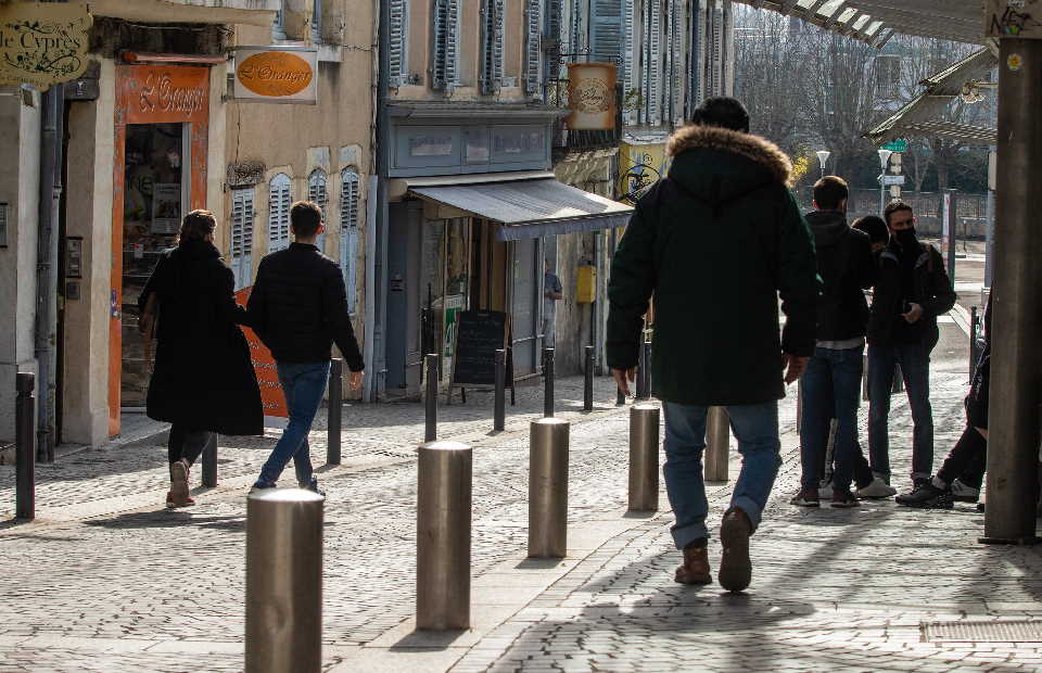 © ville de Nevers Début de la zone de piétonisation du quartier Saint-Arigle.