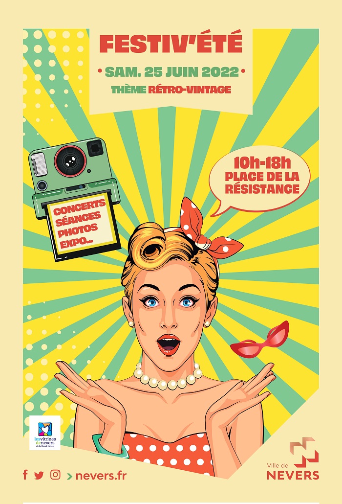 © Ville de Nevers Festiv'Eté 2022, ambiance vintage garantie !