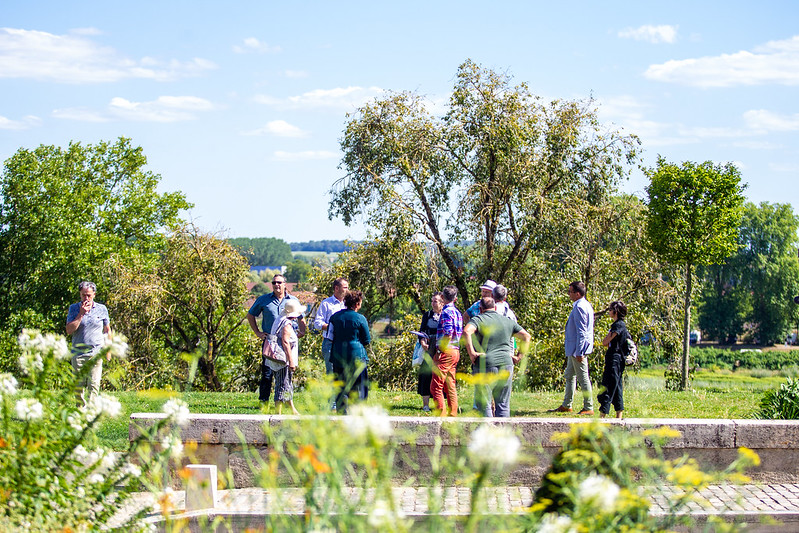 Le jury a apprécié la vue dégagée et non moins arborée sur la Loire depuis la place de la République.