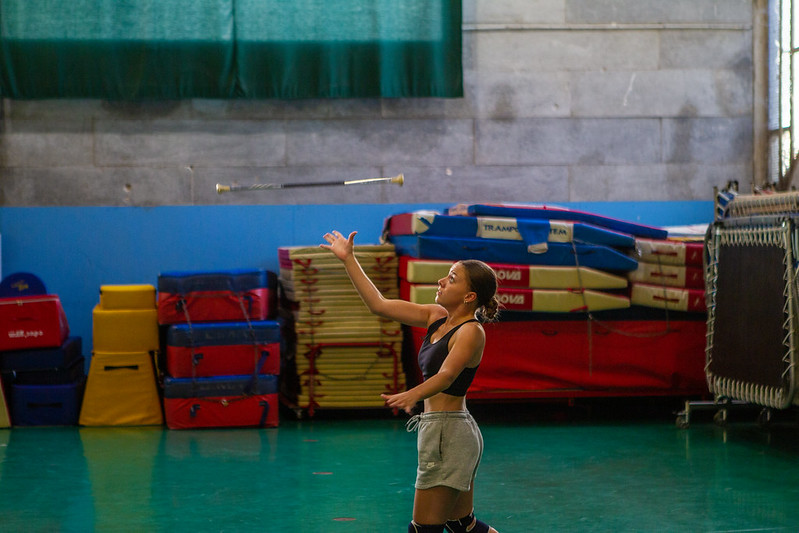 © Ville de Nevers Ana Rodriguez à l'entrainement