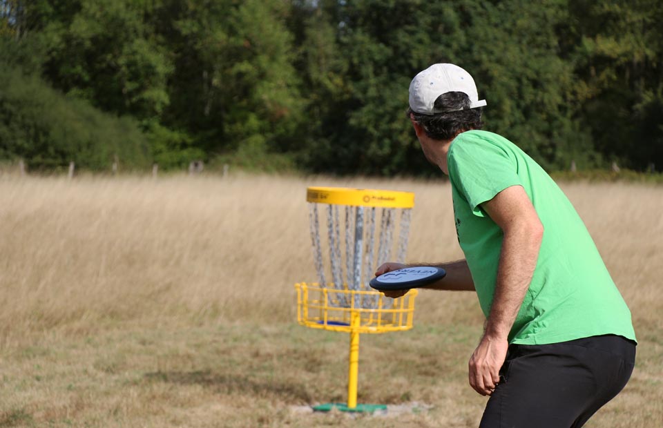 © Ville de Nevers Le Disc Golf, une nouvelle activité/discipline à découvrir au parc Rosa-Bonheur.