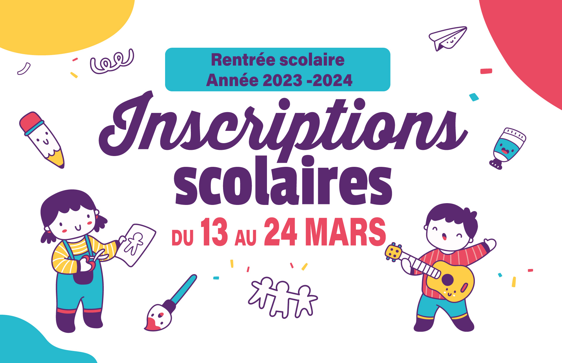 © Ville de Nevers Les rendez-vous pour les inscriptions en PS seront donnés entre le 13 et le 24 mars pour la rentrée de septembre 2023.