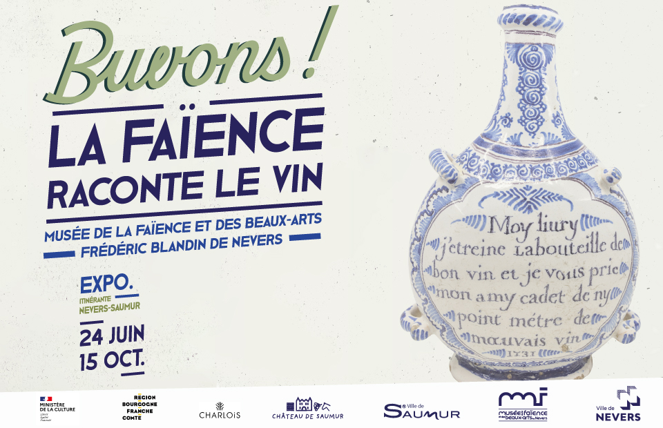 © Ville de Nevers « Buvons ! La faïence raconte le vin » et s’expose