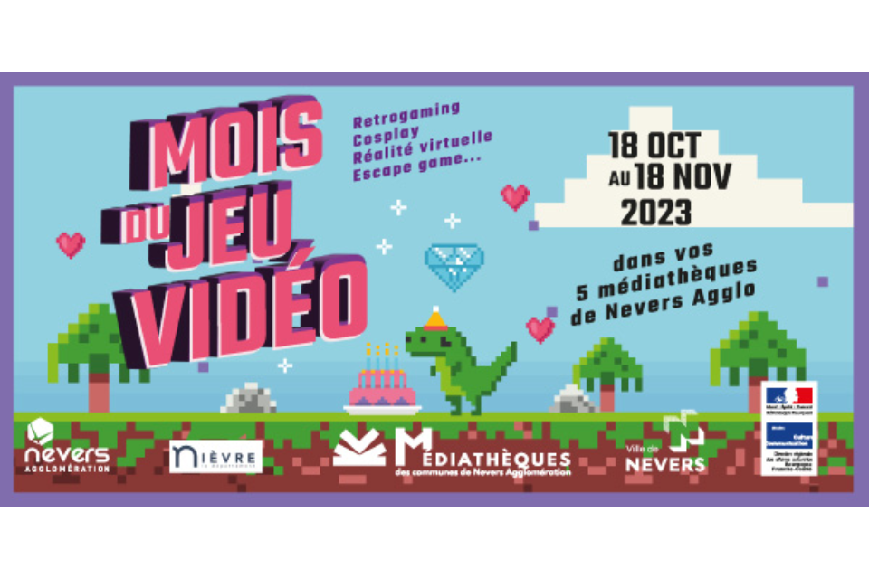 © Ville de Nevers Le Mois du jeu vidéo revient pour sa 3e édition !