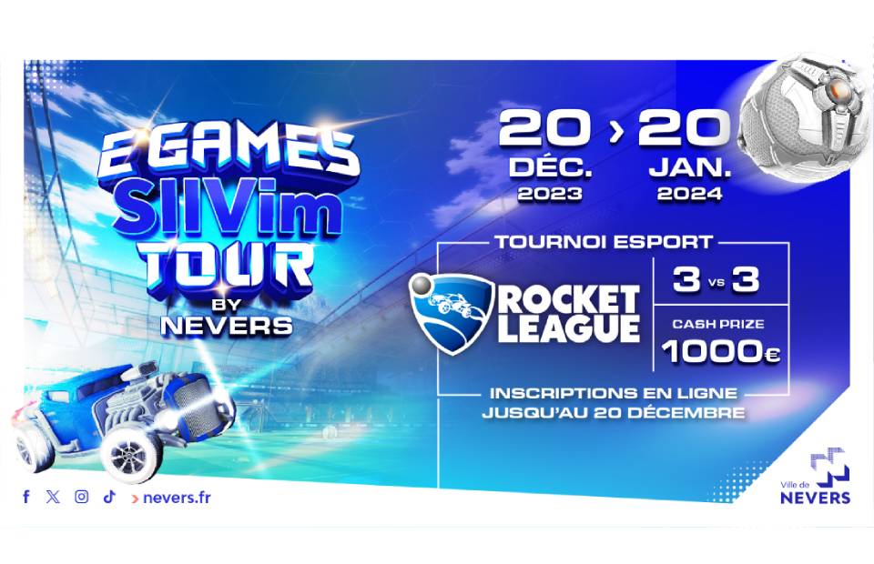 © Ville de Nevers 1ère édition des « E-GAMES SIIVIM TOUR by Nevers »