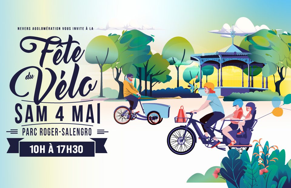 © Ville de Nevers Samedi 4 mai, ça roule avec la fête du vélo !