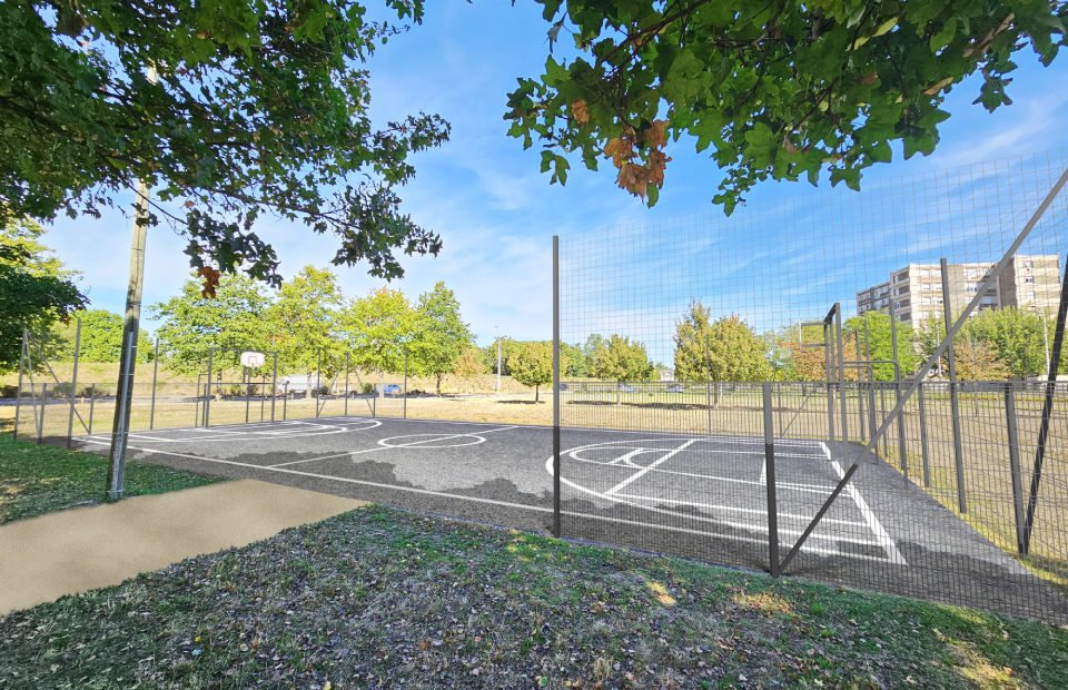 © Ville de Nevers Quartier des Courlis : un espace multisport pour le printemps !