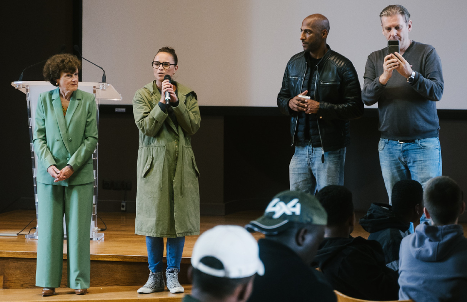 © Ville de Nevers Retour en images sur l’atelier avec Stomy Bugsy et David Desclos